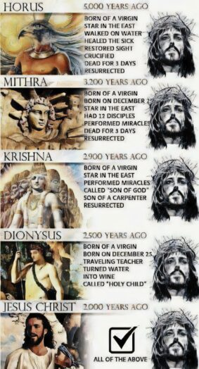 Horus, Mithra, Krischna